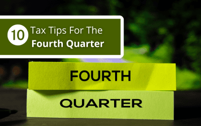 Small Business Tax Tips For The Fourth Quarter