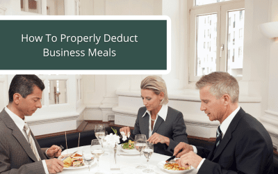 How To Properly Deduct Business Meals
