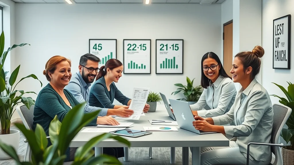 Collaborative team implementing tax plan for small business tax savings